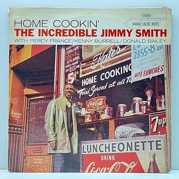 レコードメイン画像：US初期プレス RVG刻印 コーティング JIMMY SMITH Home Cookin (Blue Note BST 84050) w/ Percy France, Kenny Burrell, Donald Bailey