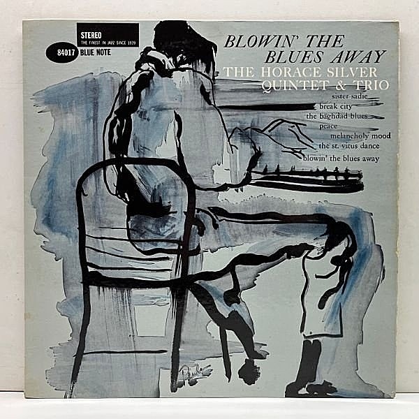 レコードメイン画像：良好!! 47WEST63rd. オリジナル HORACE SILVER Blowin' The Blues Away (Blue Note BST 84017) 片溝 RVG刻印 耳 w/ Blue Mitchell