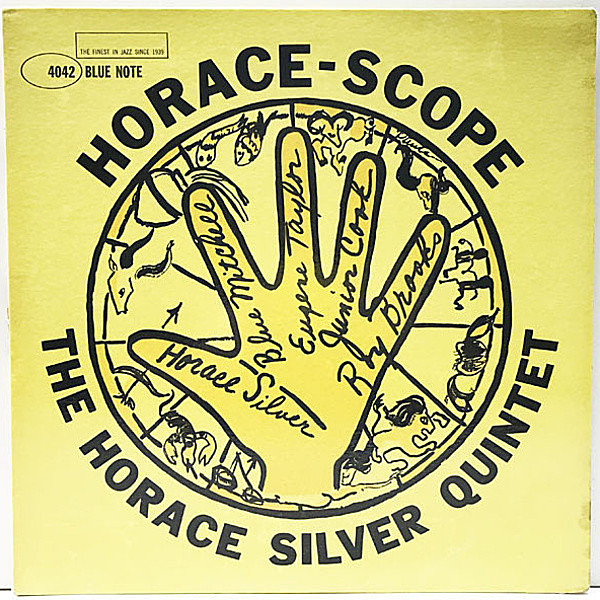 レコードメイン画像：良好!! US 完全オリジナル MONO 47WEST63rd. 両溝 HORACE SILVER Horace Scope (Blue Note BLP 4042) BLUE MITCHELL, JUNIOR COOK ほか