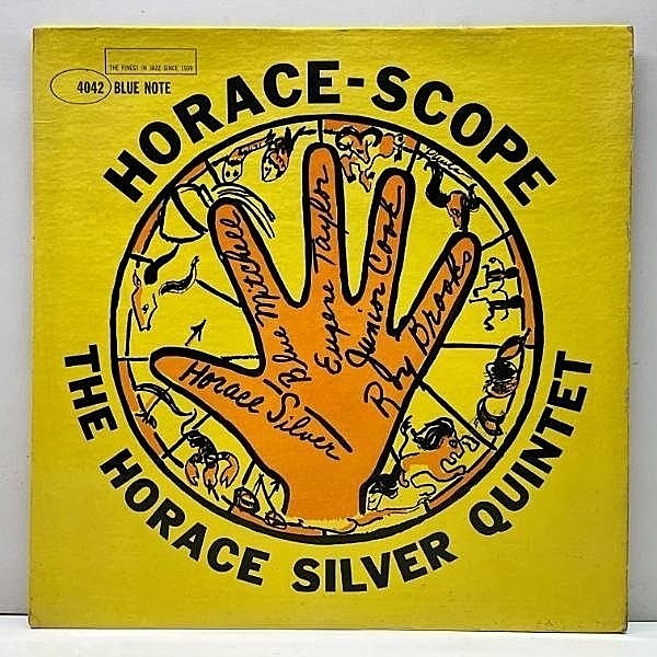 レコードメイン画像：美品!! オリジナル【MONO 47WEST63rd. 深溝】HORACE SILVER Horace Scope (Blue Note BLP 4042) RVG刻印 耳 w/ BLUE MITCHELL, JUNIOR COOK