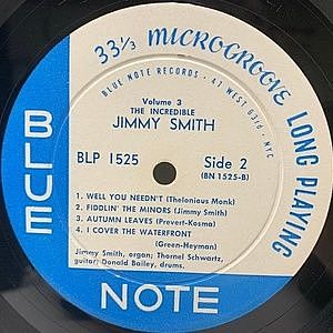 JIMMY SMITH / At The Organ, Volume 3 (LP) / Blue Note | WAXPEND