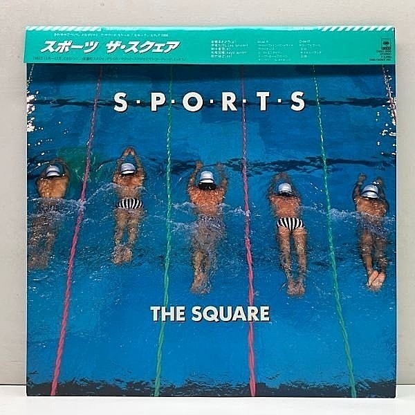 レコードメイン画像：掛け帯付き 美品!! 初版 28AH規格 JPNオリジ SQUARE ティー・スクェア S・P・O・R・T・S (Sports) スポーツ 和製フュージョン City Pop