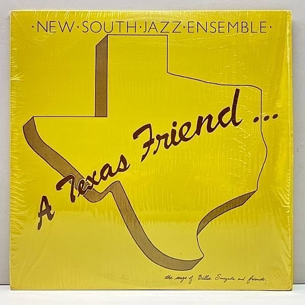 レコードメイン画像：【自主制作・マイナー盤】美品 USオリジ NEW SOUTH JAZZ ENSEMBLE (JESSE THOMAS) A Texas Friend マニアにおすすめの珍盤！試聴