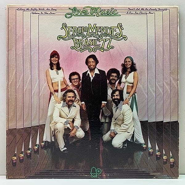 レコードメイン画像：良好!! USオリジナル SERGIO MENDES And BRASIL '77 Love Music ('73 Bell) 寂しい夜, やさしく歌って, Where Is The Love など痺れます