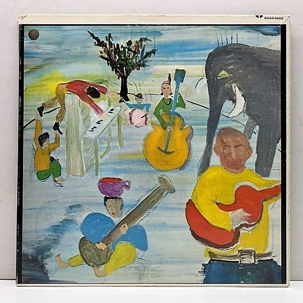 レコードメイン画像：レア!良好品!【初版 B.D. 無し First Cover】US 完全オリジナル THE BAND Music From Big Pink ('68 Capitol) 米 虹ラベ 1st デビュー作品