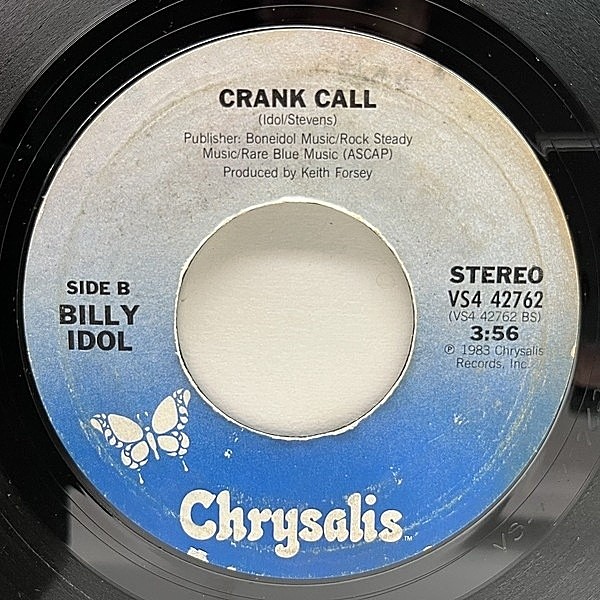 BILLY IDOL / Rebel Yell (7) / Chrysalis | WAXPEND RECORDS