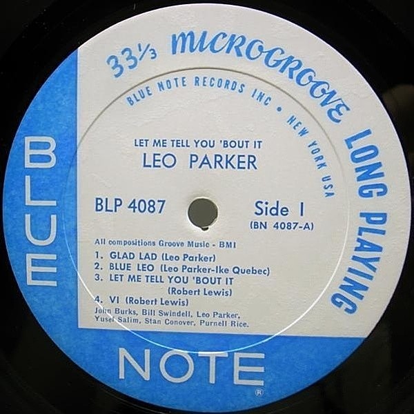 その他 LP Leo Parker Let Me Tell You bout It BN4087 BLUE NOTE /00260 Leo Parker – Let Me Tell You 'Bout It – Vinyl (LP, Album