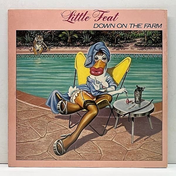 レコードメイン画像：美盤!! 初版ボーダー USオリジナル LITTLE FEAT Down On The Farm ('79 Warner) LOWELL GEORGE在籍時のラスト作 TOKYO NO.1 SOUL SET ネタ