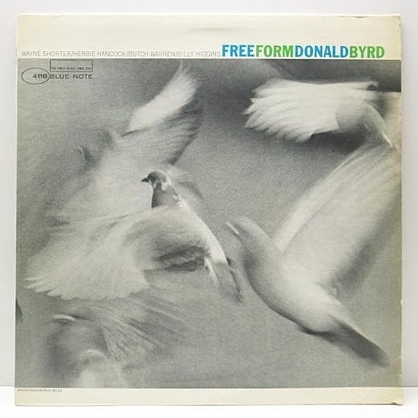 レコードメイン画像：美品 MONO NEWYORK オリジナル DONALD BYRD Free Form / RVG コーティング仕様 WAYNE SHORTER, HERBIE HANCOCK