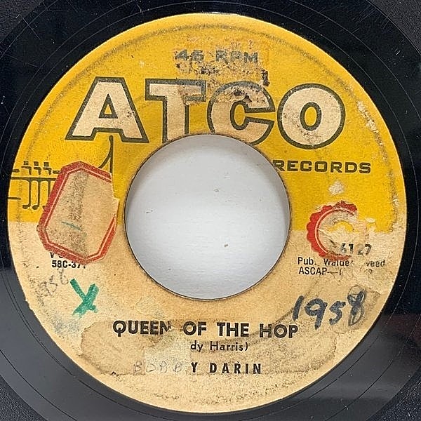 レコードメイン画像：【ロカビリー好きにも根強い】USオリジナル 7インチ BOBBY DARIN Queen Of The Hop / Lost Love ('58 ATCO) ボビー・ダーリン 45RPM