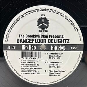 レコード画像：CROOKLYN CLAN / Dancefloor Delightz