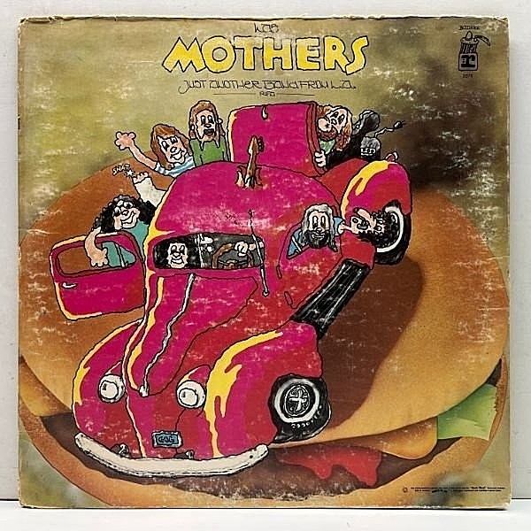 レコードメイン画像：USオリジナル 初版 W7 青ラベ THE MOTHERS Just Another Band From L.A. (Bizarre) マザーズ／L.A.からやって来たバンド FRANK ZAPPA