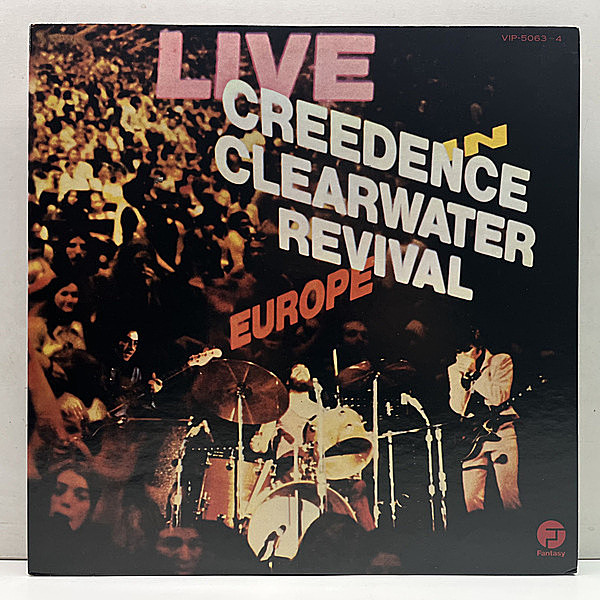 レコードメイン画像：美品!! 2枚組 JPNプレス CREEDENCE CLEARWATER REVIVAL [CCR] Live In Europe ('78 Fantasy) ヨーロッパ公演を収めた初のライブ盤
