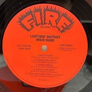 Lightnin' Hopkins – Mojo Hand レコード LIGHTNIN' HOPKINS『Mojo Hand』7inch
