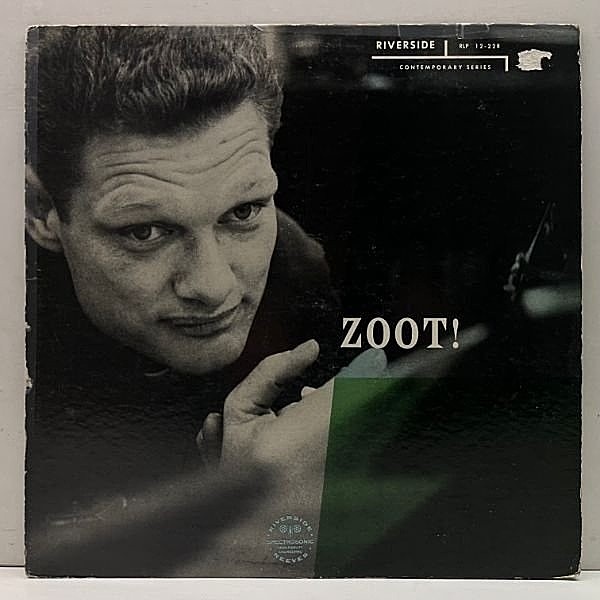 レコードメイン画像：MONO 青小 深溝 US初期プレス ZOOT SIMS QUINTET Zoot! (Riverside RLP 12-228) w/ Nick Travis, George Handy, Wilbur Ware