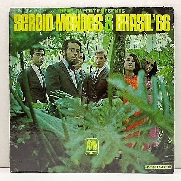 レコードメイン画像：【MONO Rマーク無し】美盤!! USオリジナル SERGIO MENDES BRASIL '66 Herb Alpert Presents ～ 1st アルバム ('66 A&M) 米 初回 LP