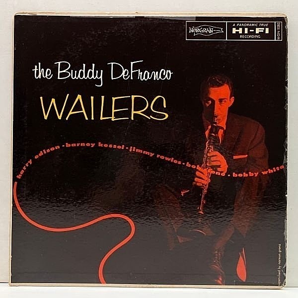 レコードメイン画像：【希少 Norgran オリジナル】MONO 深溝 コーティング BUDDY DeFRANCO Wailers (MG N-1085) Harry Edison, Jimmy Rowles, Barney Kessel