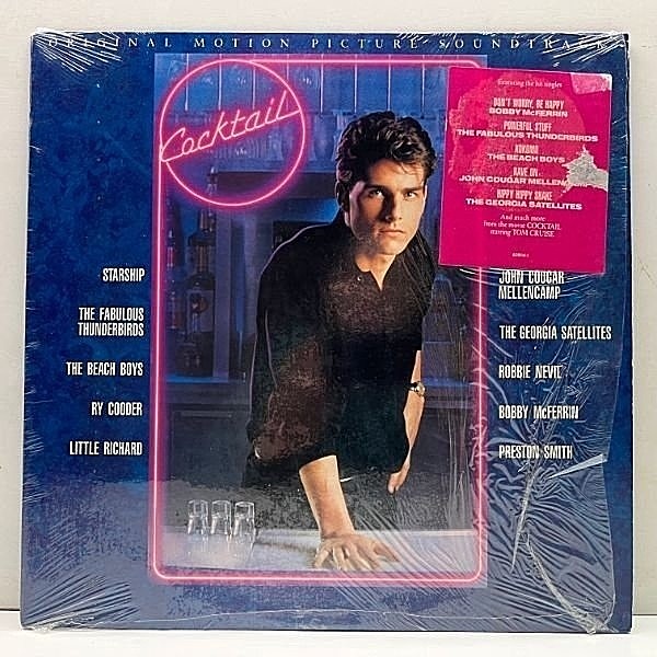 レコードメイン画像：ハイプシール残!シュリンク美品! USオリジナル Cocktail ('88 Elektra) BEACH BOYS Kokomo, PRESTON SMITH Oh, I Love You So 名曲満載