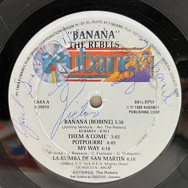 REBELS / Banana (LP) / Kubaney | WAXPEND RECORDS