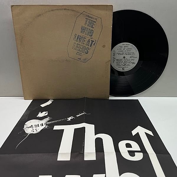 レコードメイン画像：【ポスター・写真を含む12点完品】良好盤!! USオリジナル THE WHO Live At Leeds ('69 Decca DL 79175) 見開き ざら紙 米 初回プレス