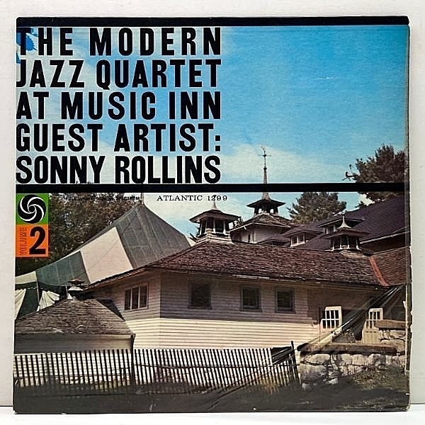 レコードメイン画像：良好盤!! MONO 初版 黒銀ラベ 深溝 USオリジナル MODERN JAZZ QUARTET With SONNY ROLLINS At Music Inn (Atlantic 1299)