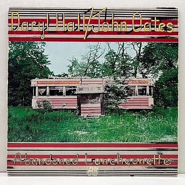 レコードメイン画像：希少 1841BROADWAY仕様 (所在地移転前アドレス) 初版 USオリジナル DARYL HALL & JOHN OATES Abandoned Luncheonette ポスター完品