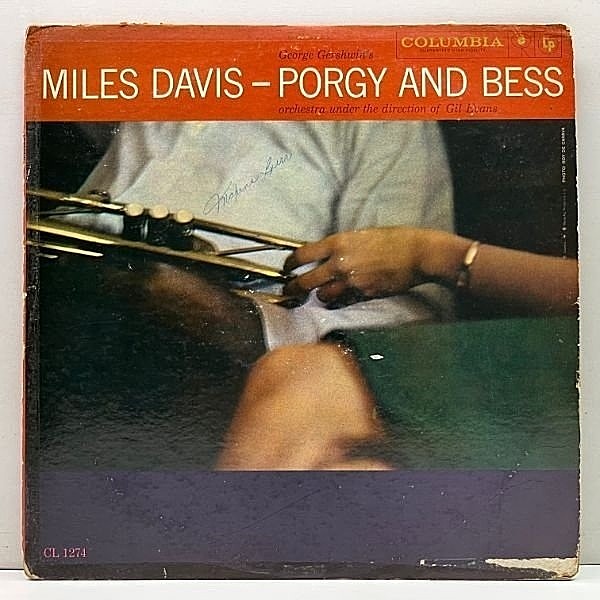 レコードメイン画像：US 完全オリジナル MONO 6eye 深溝 MILES DAVIS Porgy And Bess ('59 Columbia CL 1274) w/ John Coles, Cannonball Adderly