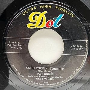 レコード画像：PAT BOONE / Good Rockin' Tonight / With The Wind And The Rain In Your Hair