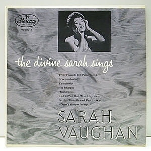 レコード画像：SARAH VAUGHAN / The Divine Sarah Sings