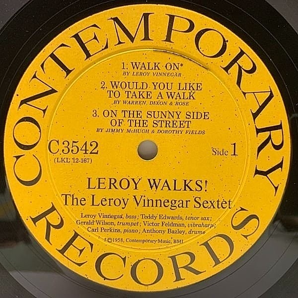 LEROY VINNEGAR / Leroy Walks! (LP) / Contemporary | WAXPEND