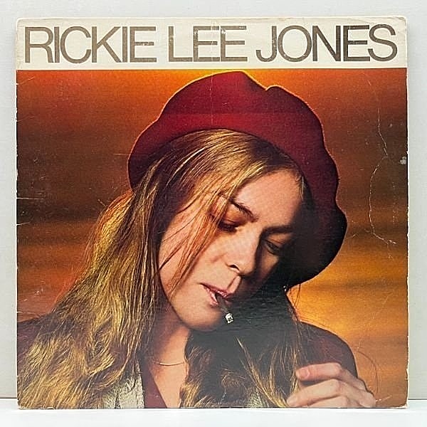 レコードメイン画像：USオリジナル 初版 横縞ボーダー RICKIE LEE JONES S.T リッキー・リー・ジョーンズ 浪漫 ファースト 1st デビュー作
