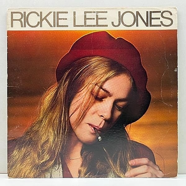 レコードメイン画像：USオリジナル 初版 横縞ボーダー RICKIE LEE JONES S.T リッキー・リー・ジョーンズ 浪漫 ファースト 1st デビュー作