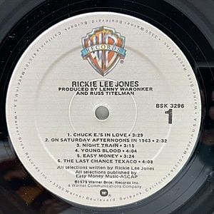 RICKIE LEE JONES / Same (LP) / Warner Bros. | WAXPEND RECORDS