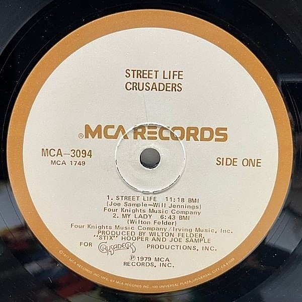 CRUSADERS / Street Life (LP) / MCA | WAXPEND RECORDS