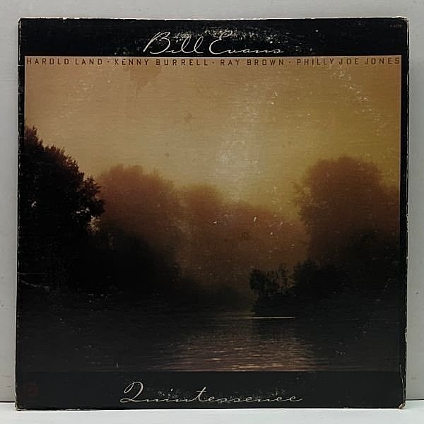 レコードメイン画像：USオリジナル 初版 茶ラベ BILL EVANS Quintessence ('77 Fantasy) w/ Harold Land, Kenny Burrell, Ray Brown, Philly Joe Jones