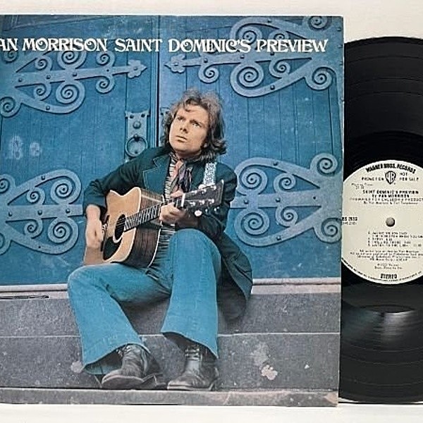 レコードメイン画像：希少 白プロモ USオリジ VAN MORRISON Saint Dominic's Preview ('72 Warner) インサート完品 ヴァン・モリソン／セント・ドミニクの予言