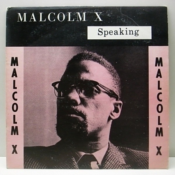 レコードメイン画像：MALCOLM X Speaking / BLACK POWER SPOKEN WORD!! USオリジ LP