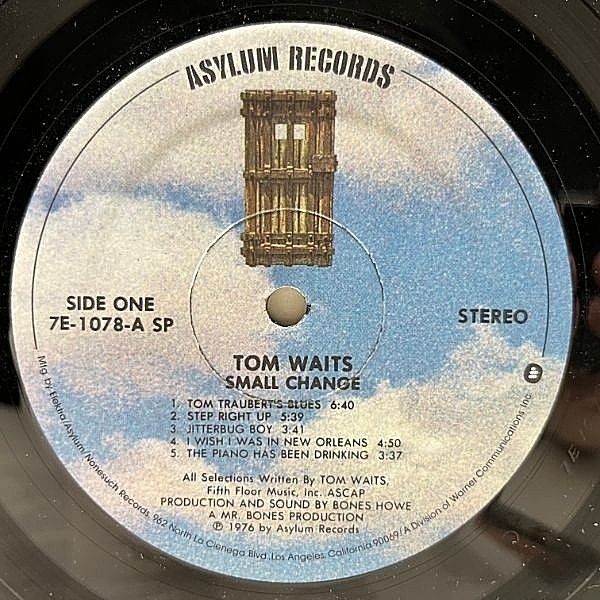 TOM WAITS / Small Change (LP) / Asylum | WAXPEND RECORDS