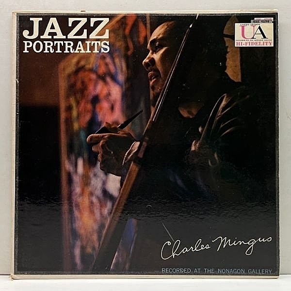 レコードメイン画像：良好!! MONO 初版 赤ラベ 深溝 USオリジナル CHARLES MINGUS Jazz Portraits ('59 United Artists UAL 4036) NY美術館での傑作ライヴ