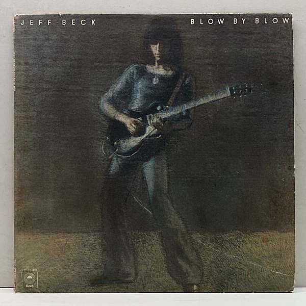 レコードメイン画像：Cut無し!良好! USオリジナル 初版 PE規格 橙ラベ JEFF BECK Blow By Blow ('75 Epic) ジェフ・ベック LP ギター・インスト 金字塔