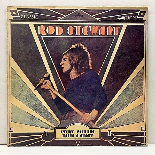 レコードメイン画像：UKオリジナル 初版 黒Lbl. ROD STEWART Every Picture Tells A Story ('71 Mercury) ロッド・スチュワート 3rd. 英 LP 原盤