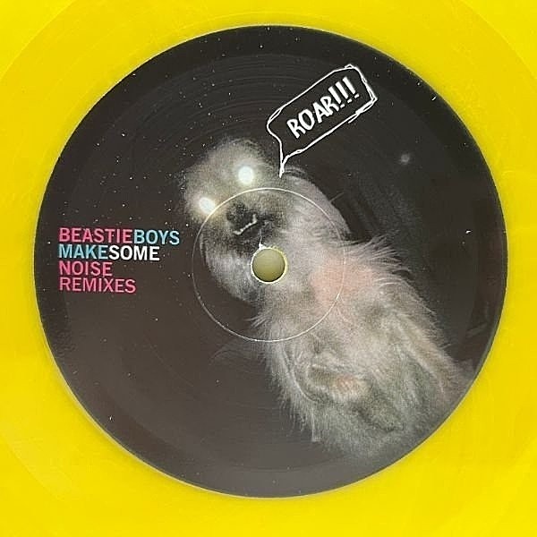 レコードメイン画像：【コーネリアスによるRemix収録】美盤!! USプレス 限定カラーヴァイナル BEASTIE BOYS Make Some Noise (Remixes) ('11 BEASTMSN003) 名曲