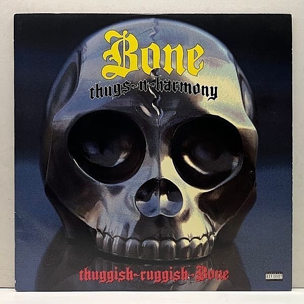 レコードメイン画像：美盤!! 12インチ USオリジナル BONE THUGS-N-HARMONY Thuggish-Ruggish-Bone ('94 Ruthless) 西海岸 G-funk ボンサグ 米 LP 原盤