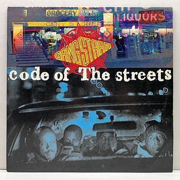 レコードメイン画像：【MONK HIGGINSネタ】良好!! USオリジナル 12インチ MASTERDISK刻印 GANG STARR Code Of The Streets ('94 Chrysalis) Hard To Earn