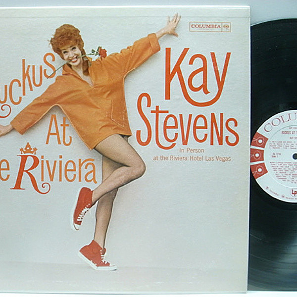 レコードメイン画像：プロモ 美品 MONO 6eye オリジナル KAY STEVENS Ruckus At The Riviera キー・スティーブンス