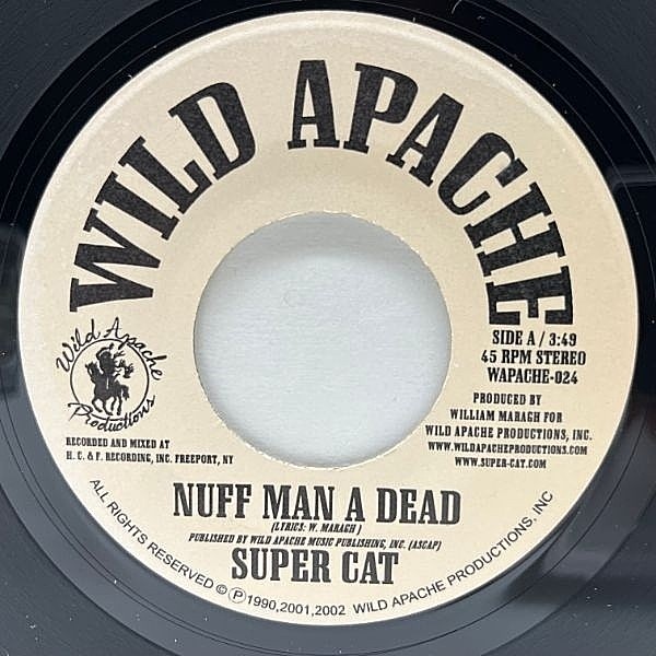 レコードメイン画像：美盤!! 7'' USプレス SUPER CAT Nuff Man A Dead ('02 Wild Apache) Pocoリディム ダンスホール 45RPM.