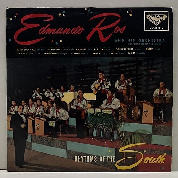 レコードメイン画像：JPNプレス EDMUNDO ROS Rhythms Of The South (London) エドムンド・ロス 美しき青きドナウ ラテンカヴァー 収録