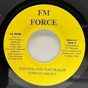 レコード画像：RED FOX / NATURALEE / Down In Jamaica
