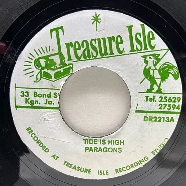 レコードメイン画像：希少 JAプレス 7インチ PARAGONS Tide Is High (Treasure Isle) パラゴンズ JOHN HOLT ロックステディ 名曲 45RPM.