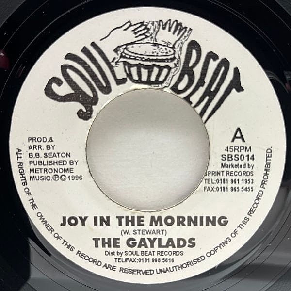 Joy In The Morning Gaylads レゲエ レコード GAYLADS / Joy In The Morning / She Want It (7) / Soul Beat